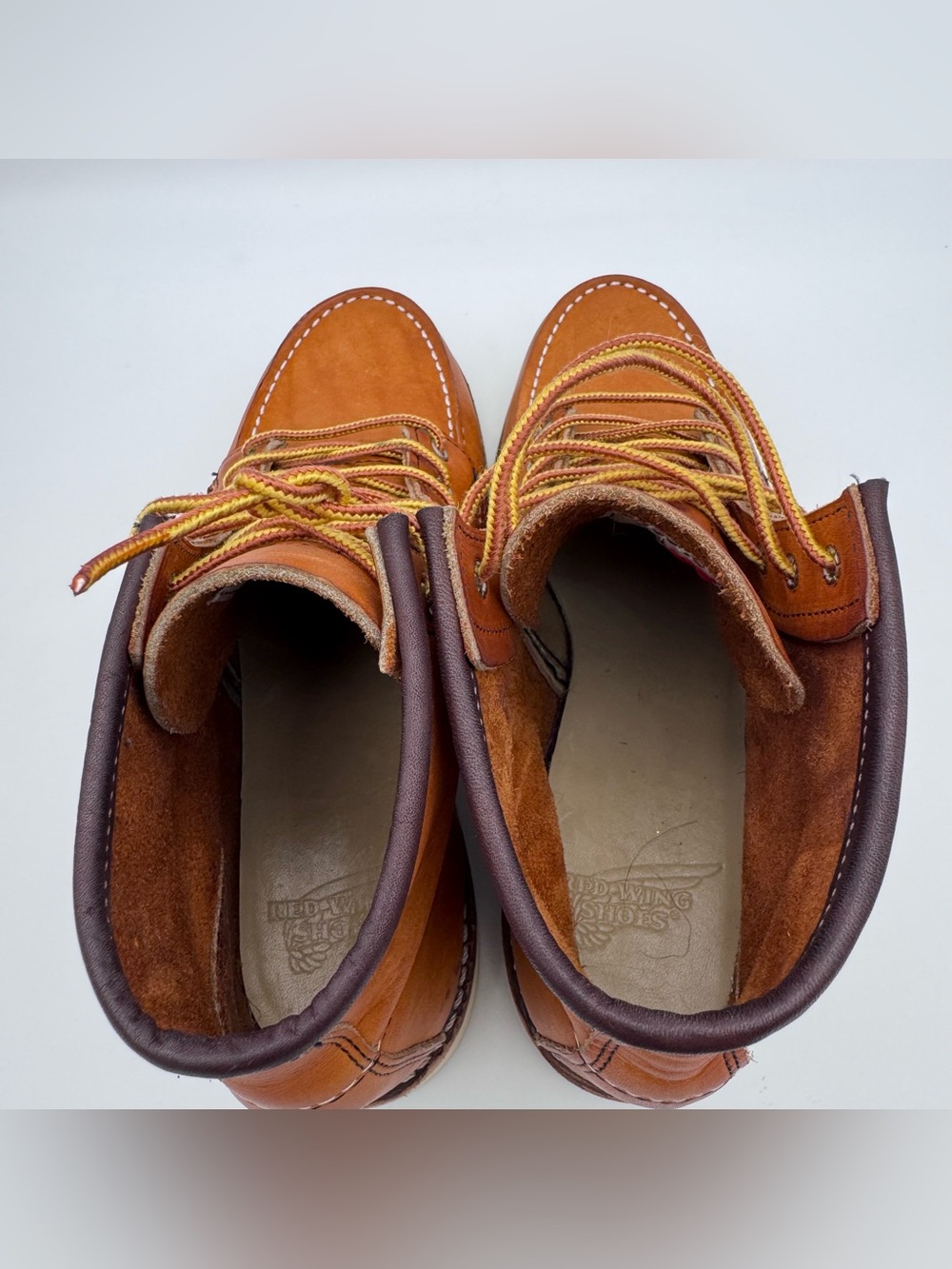 Red Wing Heritage 3375 Classic Moc Toe Oro Leather Boots Women 7.5 B Made In USA - Picture 7 of 9